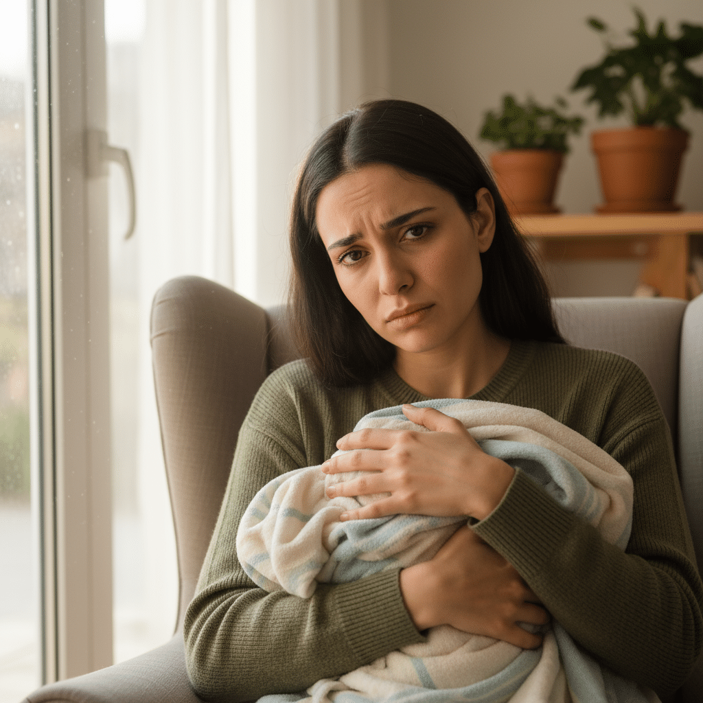 Postpartum depression signs in first time moms