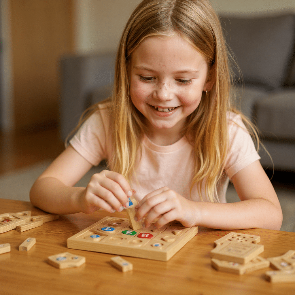 Improvement activities for kids using logic puzzles