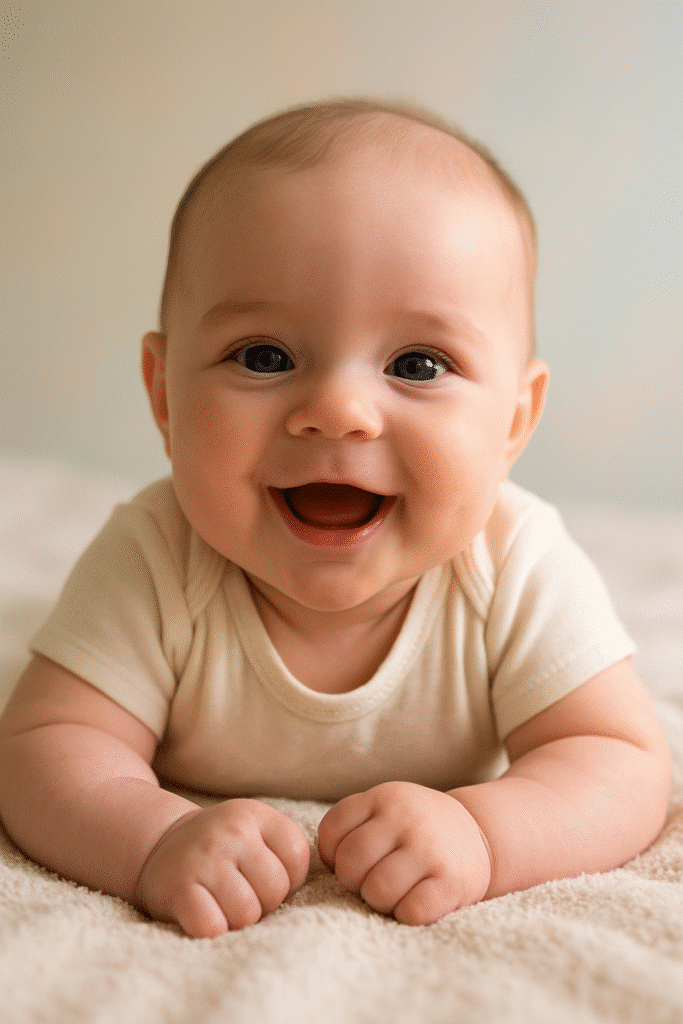 Baby milestones month by month tummy time development