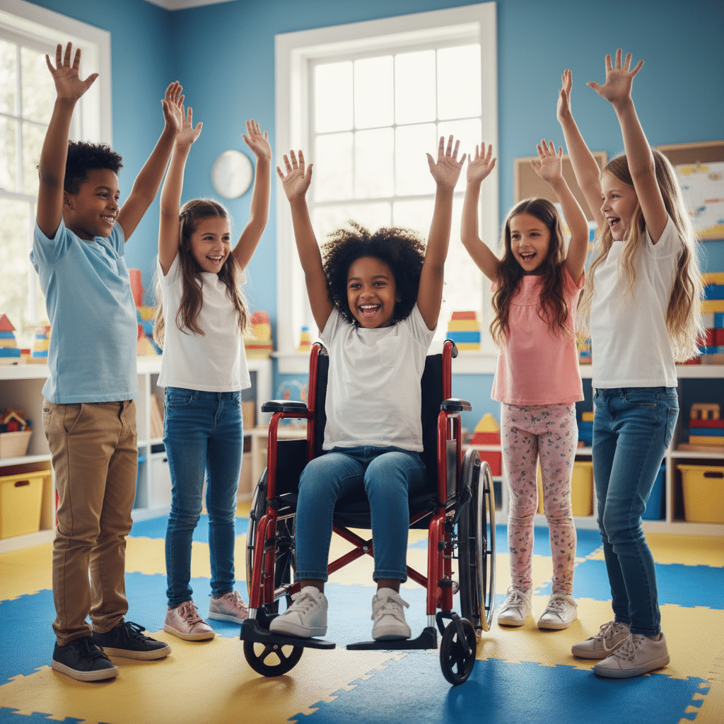 inclusion and friendship for disabled child