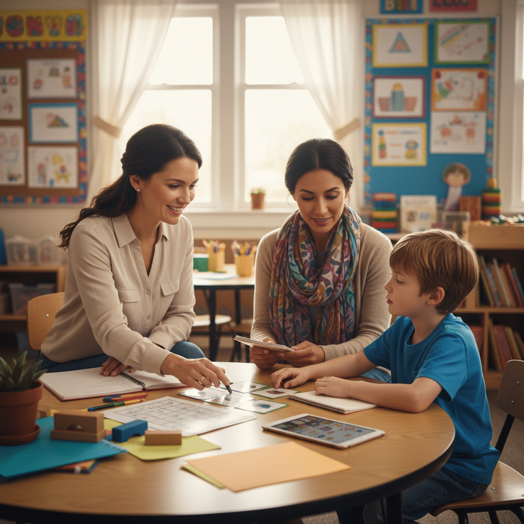 Every day parenting an autistic child: School → parent and teacher meeting