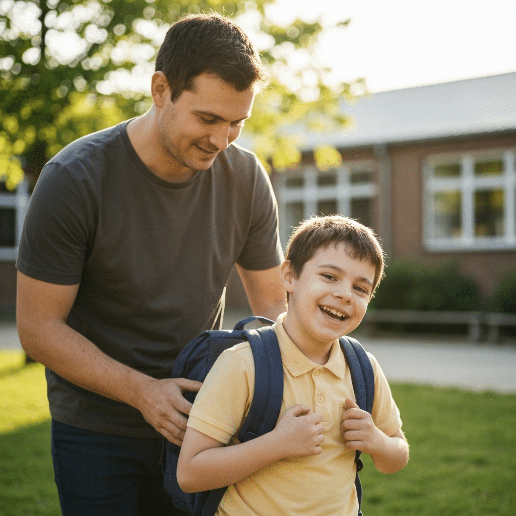 parenting a disabled child at school age