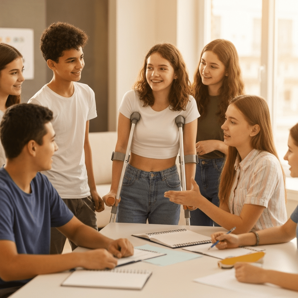 parenting a disabled teenager about puberty and body image